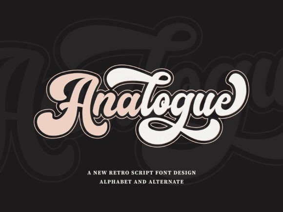 Analogue: A Retro Script Font with a Bold, Fun Twist