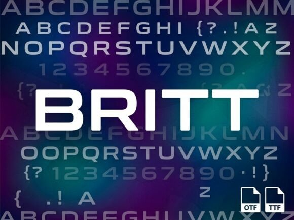 Britt: The Display Typeface That Demands Attention