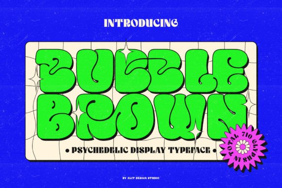 Bubble Brown: A Playful Font for Whimsical Designs