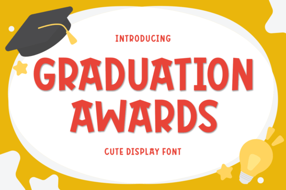 Celebrate Academic Joy with the Graduation Awards Font