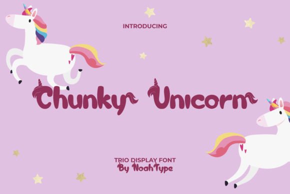 Chunky Unicorn Font: Playful Design for Modern Brands