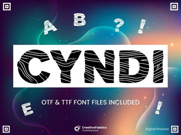 Cyndi: The Decorative Display Typeface for Impactful Branding