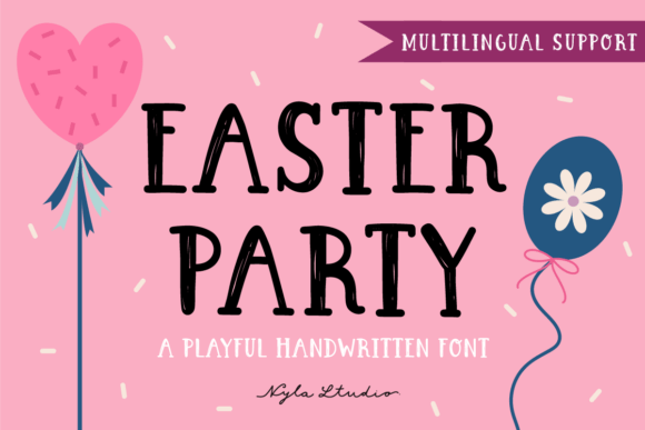 Easter Party: A Whimsical Typeface for Festive Designs