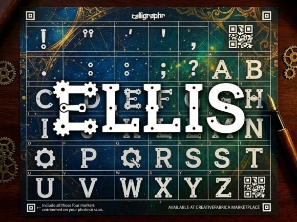 Ellis: The Decorative Display Typeface for Bold Brands