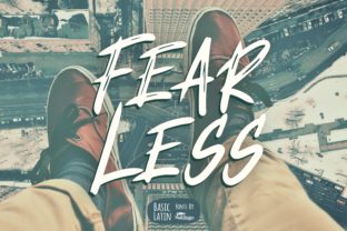Embrace Bold Expression with Fear Less, a Creative Display Font