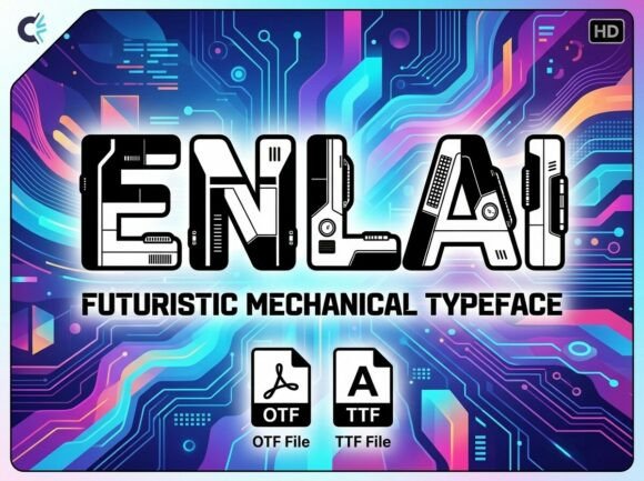 Enlai: A Display Typeface for Bold Visual Statements