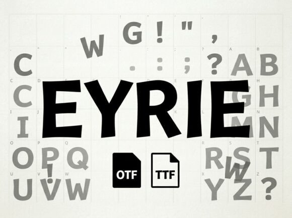 Eyrie: The Bold Display Font for Unforgettable Brands