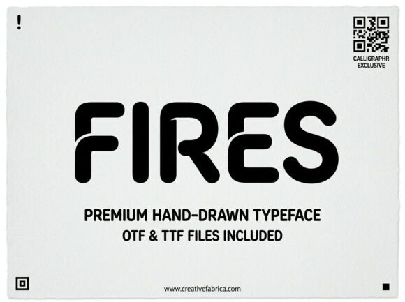Fires: A Decorative Font for Bold Headlines