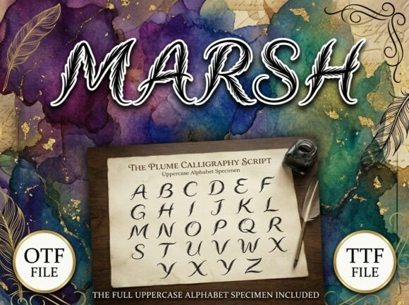 Marsh: The Display Font for Bold, Artistic Branding