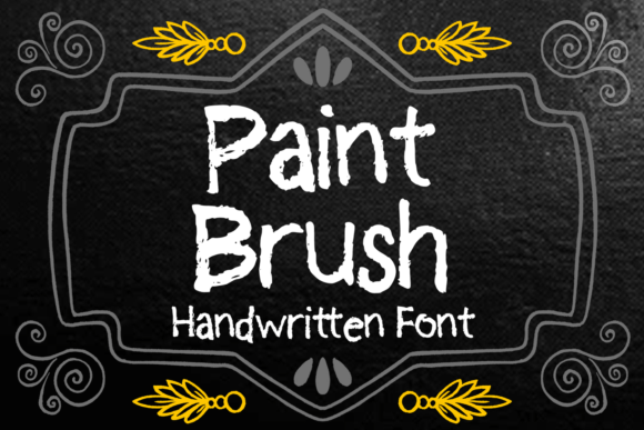 Paint Brush: The Hand-Crafted Font for Authentic Design