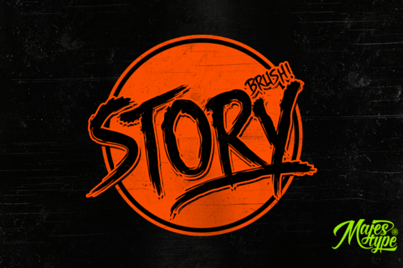 Story Brush: A Creative Font for Distinctive Design