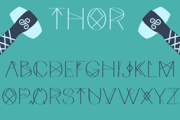 Thor: The Modern Display Font for Bold Branding