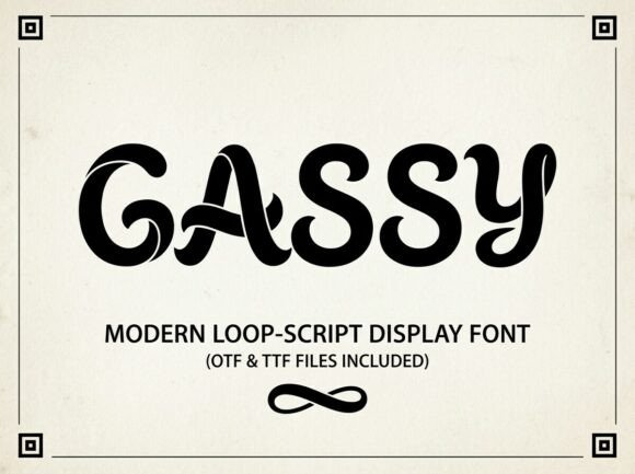 Why Gassy is the Display Font That Commands Attention