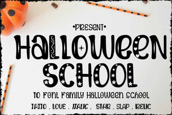 Why Halloween School Is Your Go-To Font for Casual, Creative Projects